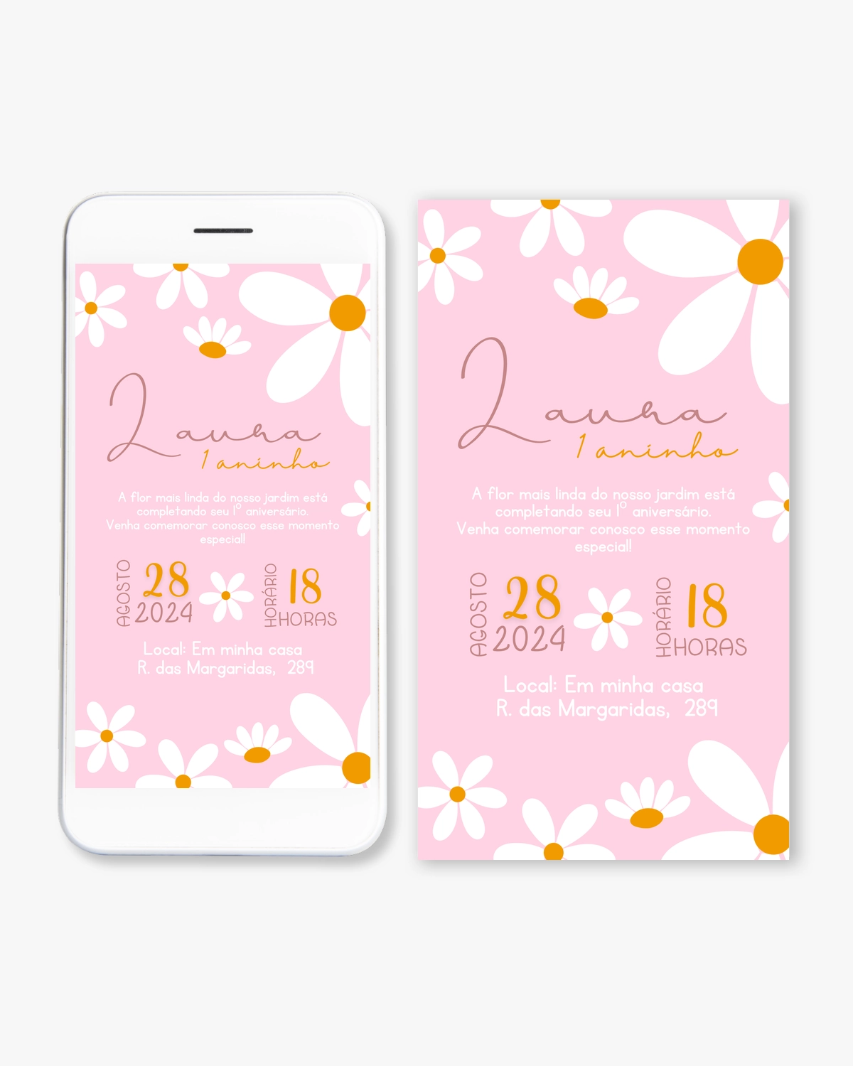 Convite Digital Margaridas